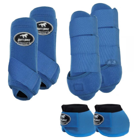 Kit Proteção Ventrix Completo Azul Turquesa Boots Horse 5774