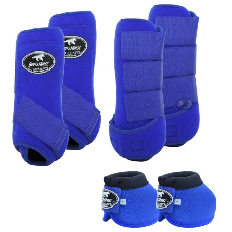 Kit Proteção Ventrix Completo Azul Royal Boots Horse 5774