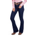 Calça Jeans Feminina Azul Amaciada Flare West Country 5187
